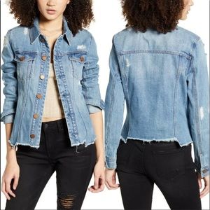 Blank NYC Distressed Denim Jacket